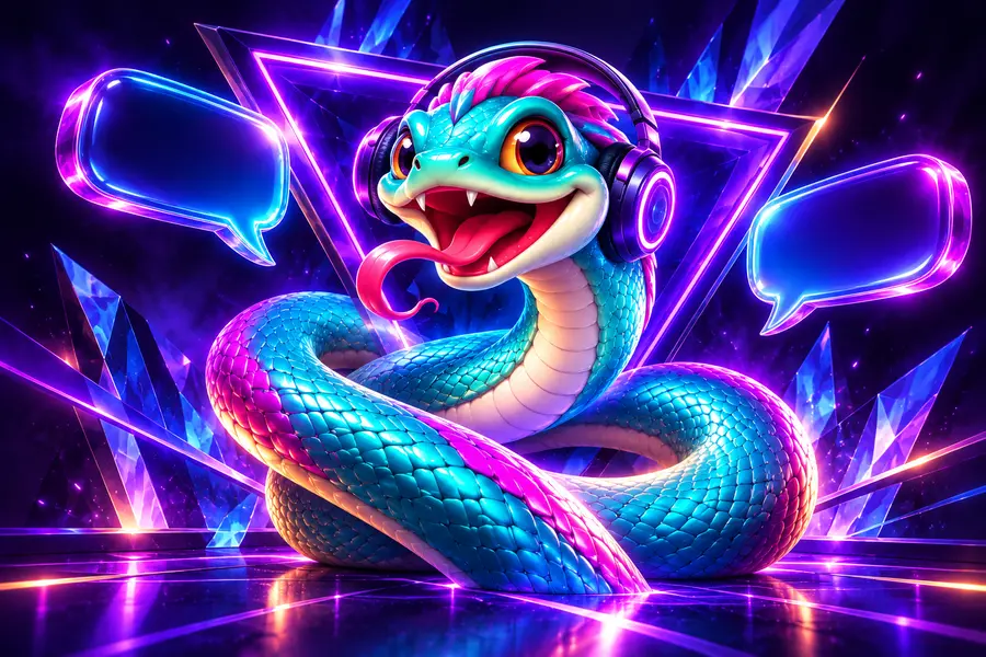 snakeee violet artwork for Contact