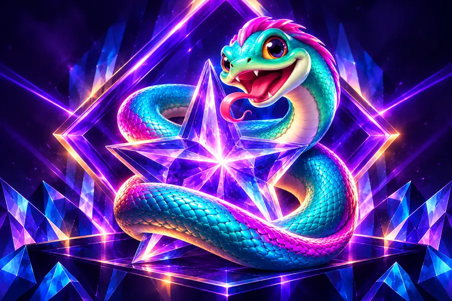 snakeee violet artwork for VIP